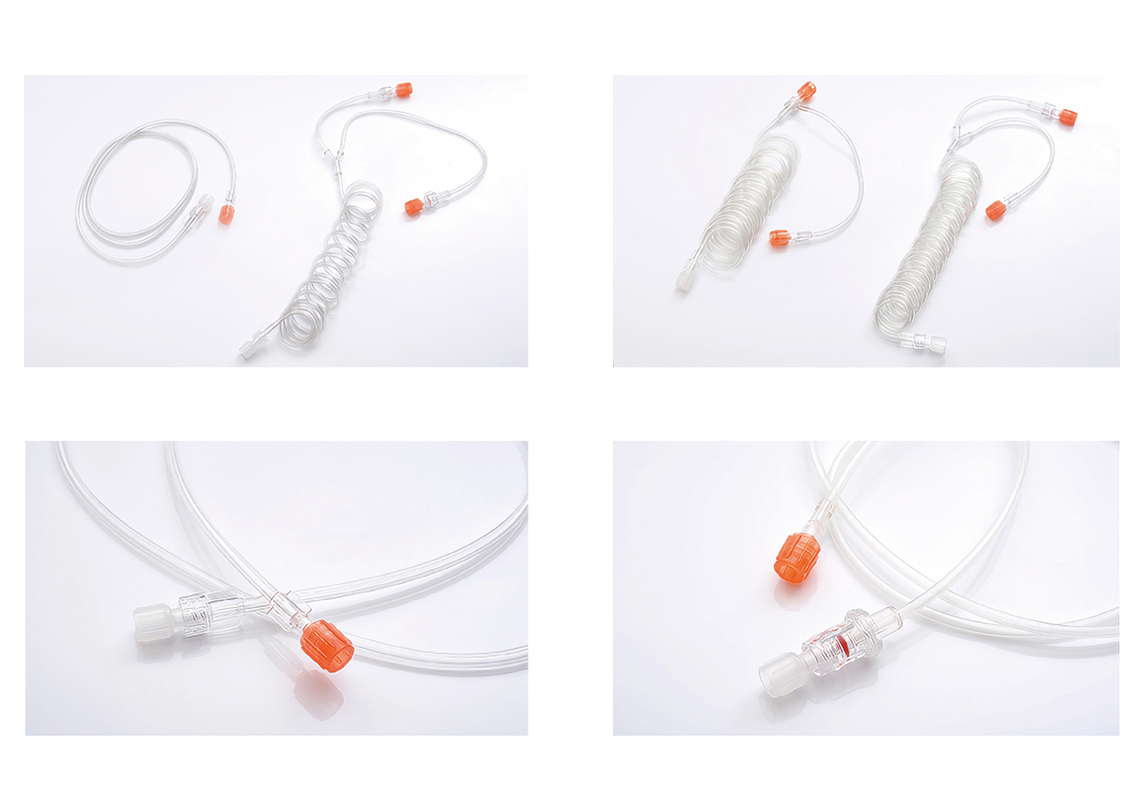 lineas conectoras transductor medio de contraste