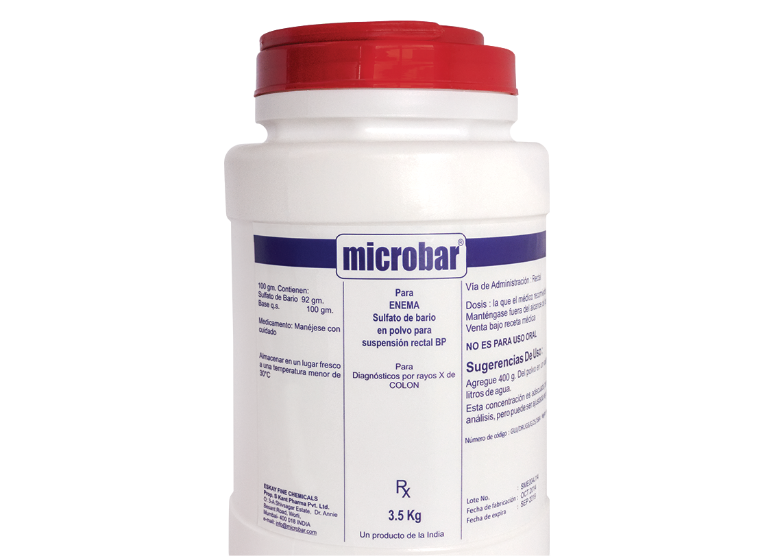 sulfato de bario colon por enema